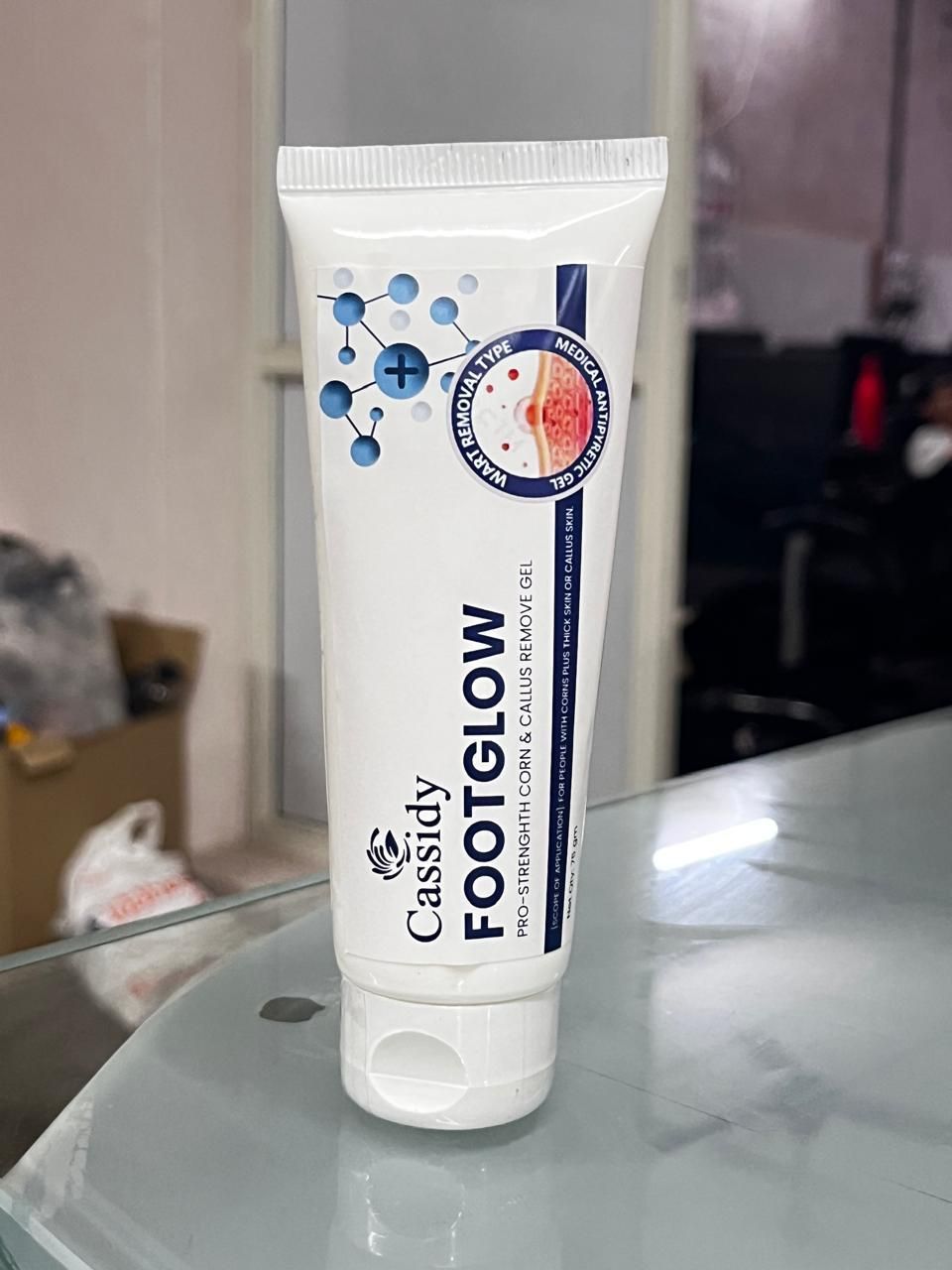 CASSIDY FootGlow Remove Gel – Smooth, Heal & Brighten Your Feet (75g x Pack of 2)