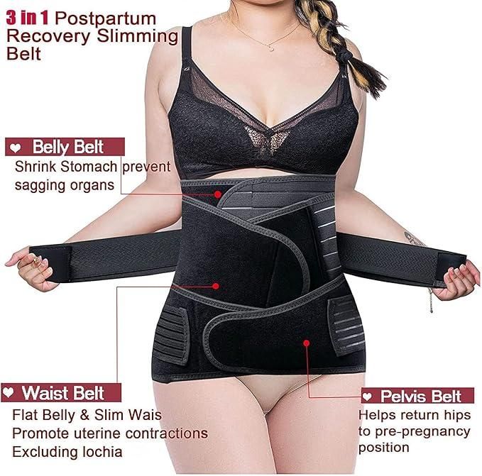 3-in-1 Maternity and Post Pregnancy Belt – Complete Postpartum Recovery Support